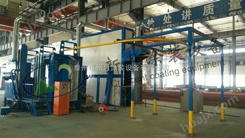 江苏新月锌钢护栏喷涂设备配置进口工程PP板粉房